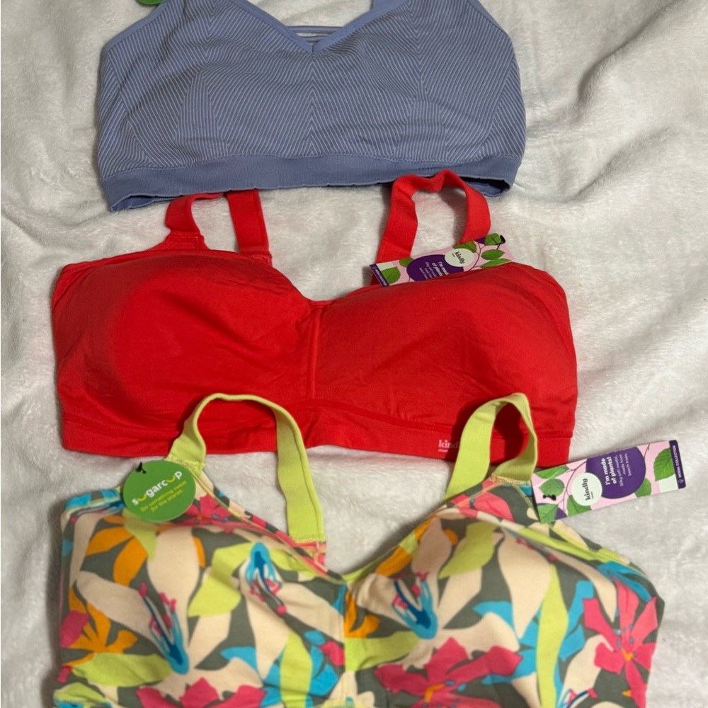 Kindly Colorful Women's Bralette Set size XXXL